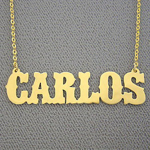 Personalized Jewelry Gold Name Necklace NN62