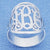 3 Initial Monogram Circle Silver Ring Fine Jewelry SR_33