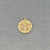 'Gold Engraved 3 Initials Monogram 1-2 Disc Charm Pendant GC_06'''