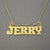 Gold Junior Size Any Name Personalized Necklace Pendant BP03