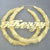 Extra Large 10k Real Gold Shiny Name Bamboo Earrings Custom Made 3.4 Inches