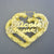 10k Real Gold Diamond Accent 2 Tone Rhodium Name Butterfly Heart Bamboo Earrings 2.5 Inches
