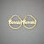 14K Gold 2 mm Tube Personalized Shiny Custom Made Name Hoop Earrings 1 Inch