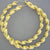 Extra Large 10k Real Gold 8 mm Twisted Round Hollow Thick Hoop Earrings 3.5 inches Diameter.
