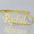Small 10k or 14k Solid Gold Script Name Necklace Personalized Custom Made fine Jewelry NN08S