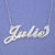 Personalized 10k or 14k Gold Script Font Name Necklace Fine Jewelry NN20