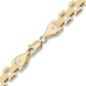 10K Solid Real Gold 6 mm Presidential Watch Band Link Style Bracelet or Anklet.
