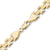 10K Solid Real Gold 6 mm Presidential Watch Band Link Style Bracelet or Anklet.