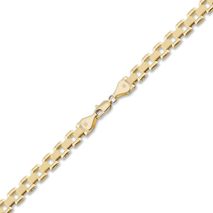 10K Solid Real Gold 6 mm Presidential Watch Band Link Style Bracelet or Anklet.