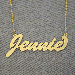 Personalized Gold Name Necklace Jewelry NN21