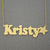 Gold Personalized Jewelry Any Name Necklace with Star NN33