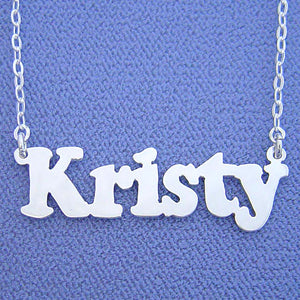 Personalized Jewelry Silver Name Necklace Pendant SN23