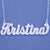 Large 2 Inch Silver Personalized Name Necklace SN13