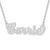 Sex and the City Carrie Style Silver choker Name Necklace SN03