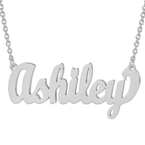 Sterling Silver Personalized Name Necklace Jewelry SN10
