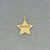 Solid Gold Personalized Name Laser Engraved Star Disc Charm Pendant Minimal Fine Jewelry GC26